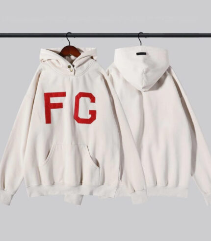 ESSENTIALS FG White Hoodie