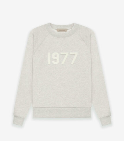 Essentials Crewneck 1977 Sweatshirt- Gray