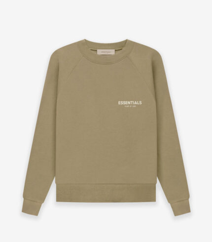 Essentials Fear of God Crewneck Sweatshirt – Brown