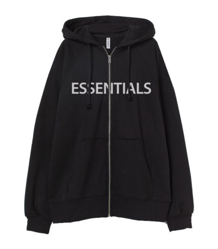 Essentials Oversized Zip-Through Hoodie
