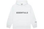 Fear of God Essentials Pull-Over Hoodie Applique Logo – White
