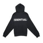 FEAR OF GOD ESSENTIALS 3M Logo Pullover Hoodie- Black - Image 2