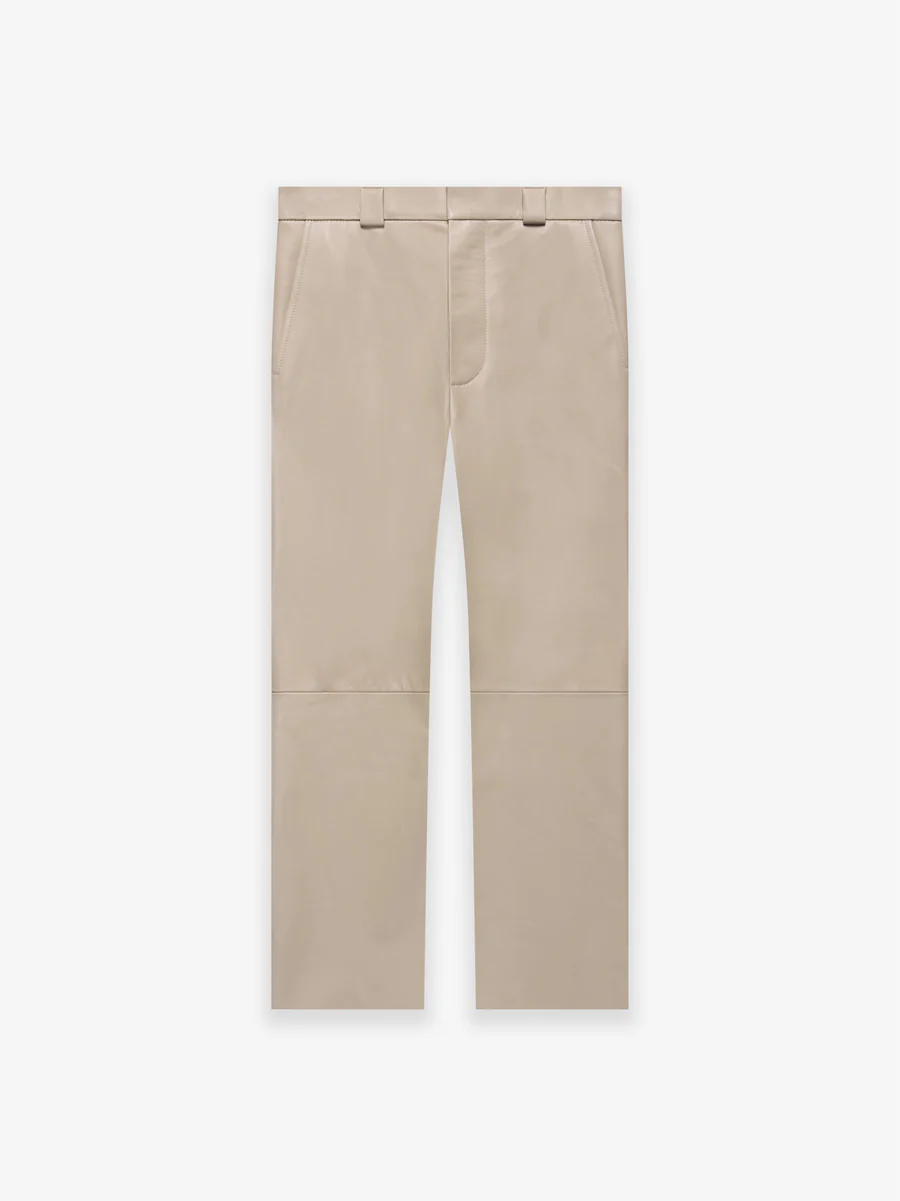 FGE40-217LTH_ETERNAL_LEATHER_WORK_PANT_DUSTY_BEIGE-Front_900x.webp FEAR OF GOD Leather Work Pant - Image 1