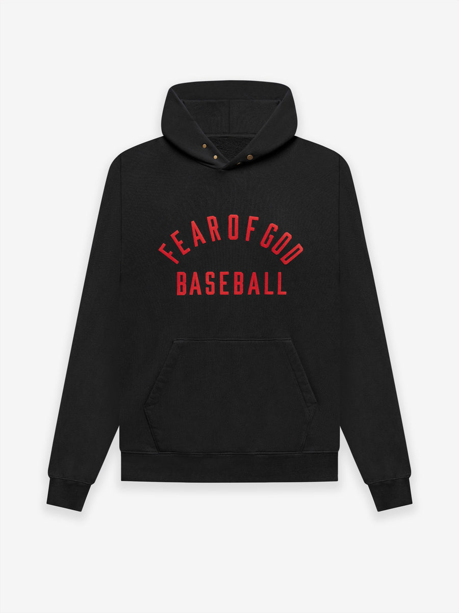 Fear-of-God-Baseball-Hoodie-Black.jpg Fear of God Baseball Hoodie – Black - Image 1