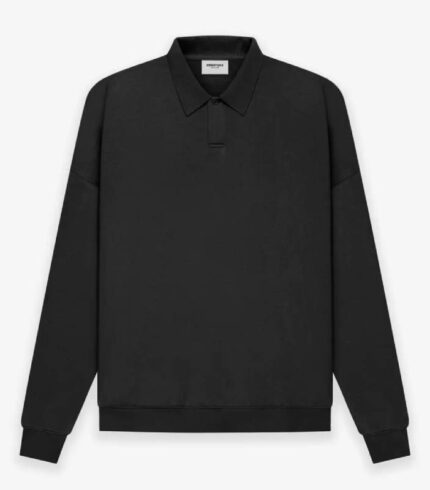 Fear of God ESSENTIALS Long Sleeve Polo Sweatshirt