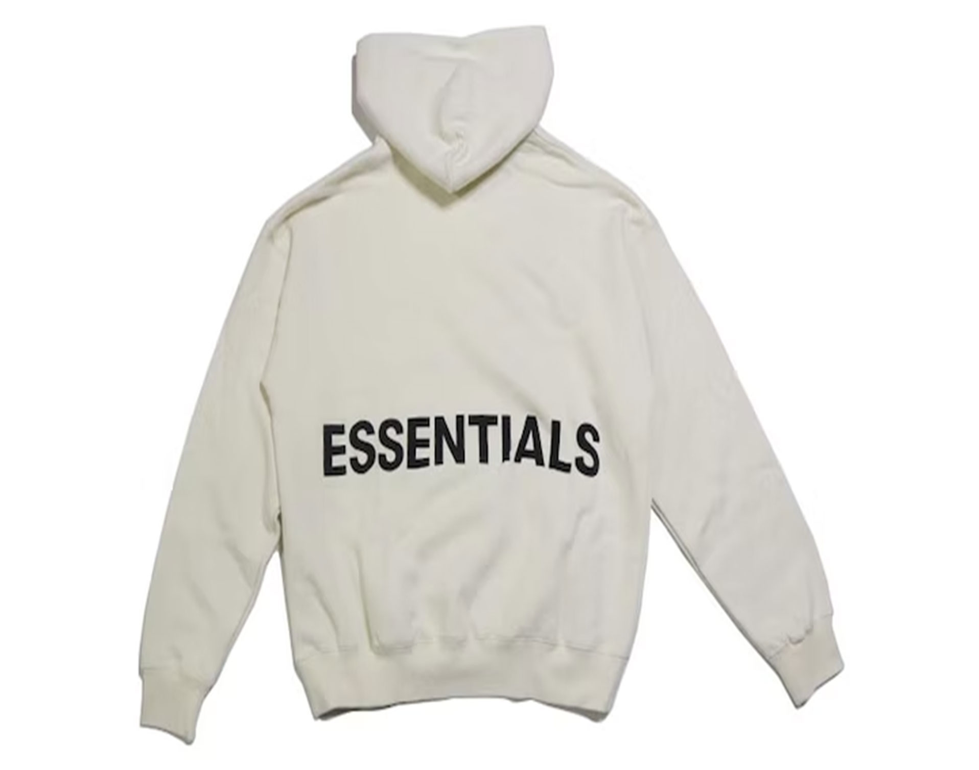 Fear-of-God-Essentials-Black-printed-Graphic-Pullover-Hoodie-Cream-Back-side-men.jpg Fear of God Essentials Graphic Pullover Hoodie Cream - Image 1