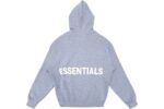 Fear of God Essentials Graphic Pullver Hoodie – Grey - Image 2