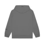 Fear of God Essentials Pullover Hoodie Applique Logo – Gray - Image 2