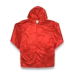Fear of God Essentials Red Hooded Jacket - Image 2
