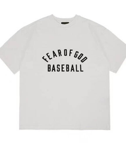 Fear of God Letter Print White T-shirt